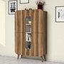 Hanah Home Armario Multiusos Mine - Nogal, Crema